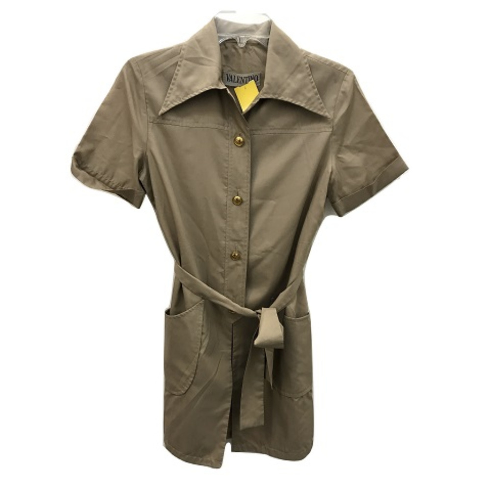 Valentino Tan Safari-Style Tunic